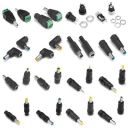 Connecteur d'adaptateur d'alimentation CC mâle et femelle écrou à vis montage sur panneau 12V