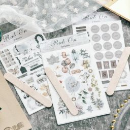 Autocollants vintage pour scrapbooking transfert de journal décoration d'album photo fournitures