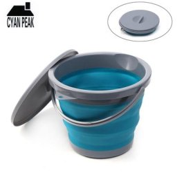 Juste Pliante Portable en Silicone pour Camping en Plein Air Lavage de Voiture Pêche Promotion