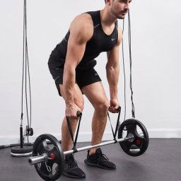 Poignée parallèle T-Bar pour fitness accessoire pour la gymnastique à la maison barre d'haltères