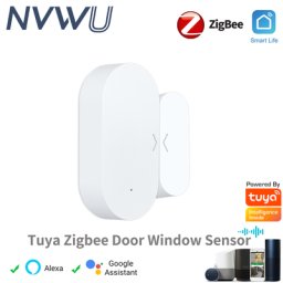 Tuya Zigbee Capteur de Porte pour Maison Connecté et Intelligente Alarme Anti-cambriolage