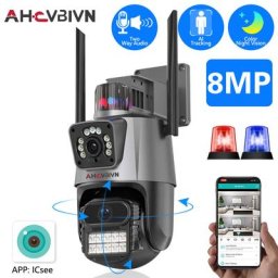 Caméra de surveillance extérieure étanche PTZ caméra WiFi suivi automatique des documents écran