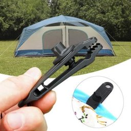 Clip de tente en plastique coupe-vent Clip de tente réutilisable pour bâche d'extérieur activités