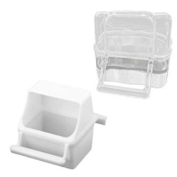 Mangeoire automatique pour perroquet tasse à fente en PP bol alimentaire pour perruche peau de