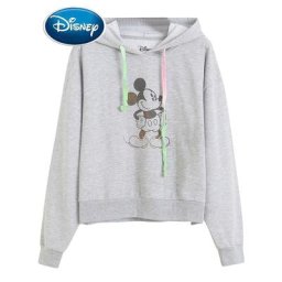 Sweat à capuche imprimé dessin animé Disney pour femme sweats à capuche Sweet Smile Mouse pull à