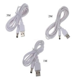 Câble d'alimentation USB 2.0 mâle vers 5.5mm x 2.5mm 5V pour routeur livraison directe