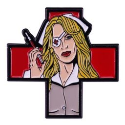 Épingle en émail Daryl Hannah broche de pilote Elle épingle Kill Bill épingle d'infirmière