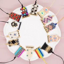 Go2Boho-Bracelet connecté de luxe 38/40/42/44mm nouveau design perles ATA YUKI pour Apple Watch