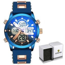 ICEYVE-Montres-bracelets de sport pour hommes militaire ceinture en caoutchouc et métal étanche