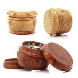 Broyeur d'herbes en résine 4 couches en bois 40mm broyeur de tabac 1.57 pouces moulins à main