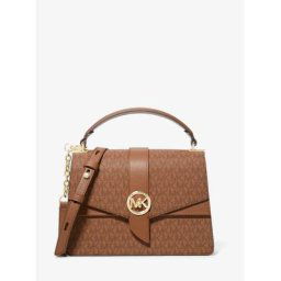 Michael Kors Sac porté main Greenwich de taille moyenne à logo