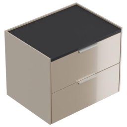 Table de chevet Artem 60cm A avec 2 tiroirs SoftClose Cubanite