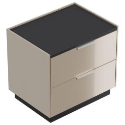 Table de chevet Artem 60cm B avec 2 tiroirs SoftClose Cubanite