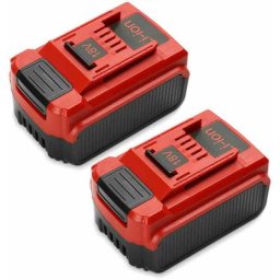 Pack de 2) Bsioff Batterie de remplacement(Li Ion,18 v, 6,0 Ah compatible avec toutes les machines