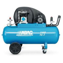Abac - Compresseur d'air à piston vitesse lente 2 cv monophasé réservoir de 150 litres