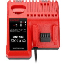 Chargeur de batterie Li-ion M12-18C pour batterie au Lithium Milwaukee 12V 14.4V 18V C1418C