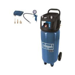 Scheppach - Compresseur vertical HC52VS 50L - 1500W - 10bar (livré avec 5 accessoires)
