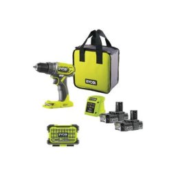 Ryobi - Pack Perceuse Visseuse R18DD2-220S - 18V One Plus - 2 batteries 2,0Ah - 1 chargeur