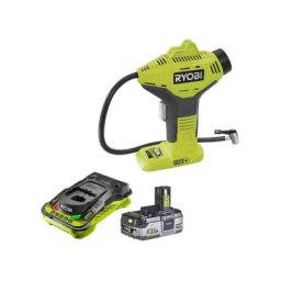 Ryobi - Pack Compresseur 18V One Plus R18PI-0 - 1 Batterie 3.0Ah High Energy - 1 Chargeur ultra
