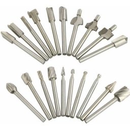 Paquet de 20 fraises de coupe en carbure de tungstène Dremel forets meuleuse rotative
