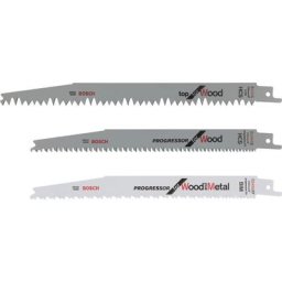 Bosch - Kit 3 Lames scie sabre Bois S3456XF S2345X S1131L