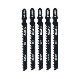 Vito Pro-power - Lot de 5 Lames pour scie sauteuse Special bois 100mm vito Coupe 5 à 50mm