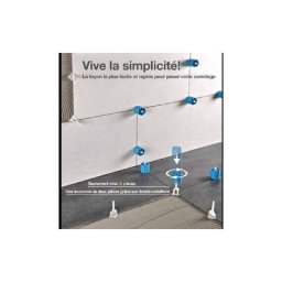 PROLEVELING PRSL2 / en L /2MM - système de tirants-croisillons auto nivelant - 100 unités