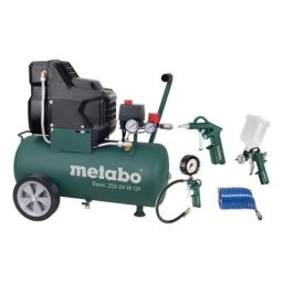 Metabo - Basic 250-24 w of set Compresseur + LPZ-4 set d'outils à air comprimé - 1500W - 8 bar