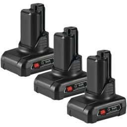 3X Batterie Bosch 12V Max 10.8V 4.0Ah pour outil ¨lectrique Bosch Batterie gsc gsa gro gos gop gli