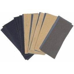 Papier de Verre, 28 pièces de Papier abrasif de ponçage Ensemble de Feuilles de ponçage de