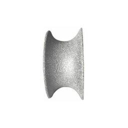 Roue de meulage diamant brasé marbre verre rainuré bord roue de meulage Quartz pierre plaque semi