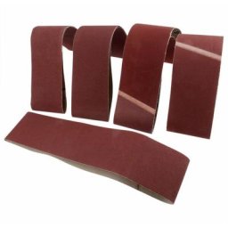 5pcs 320 Bande Abrasives de Ponceuse Polissage Abrasive Belt 100 mm x 915mm
