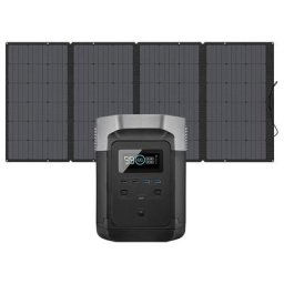 Générateur solaire Delta Max (2000) 2016Wh avec 400W panneau solaire sur balcon, 4 x 2400W ac