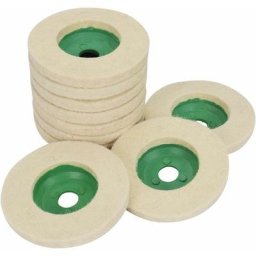 Disques de meuleuse d'angle en laine 10,2 cm épaississent les tampons de polissage résistants à