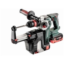 Marteau perforateur burineur + extracteur de poussières Metabo kha 18V - ltx bl 24 Quick + isa 18