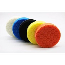 Ponge de Polissage, Set de Polissage,5 Pièces 150mm Hex Logic Polissage Pad Éponge polir Kit pour