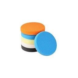 Polissage Pad, 5 Pièces 150mm/6 Pouces Éponge de Polissage Kit de Polissage pour Voiture Polisseur