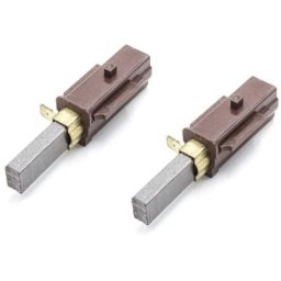 Vhbw - 2x Balais de charbon pour moteur avec support 6,3x11x33mm compatible avec Miele S227, S228,