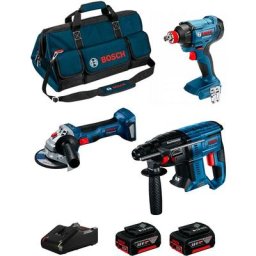 Bosch Kit BK3010BAG (gbh 18V-21 gdx 18V-180 gws 18V-7 2 x 4,0 Ah GAL18V-40 hd bag)