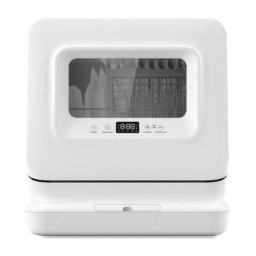 Lave-vaisselle de table, mini lave-vaisselle de comptoir portable, 5 programmes, deux modes