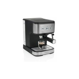 249413 Machine à expresso acier inoxydable, noir 850 w - Princess