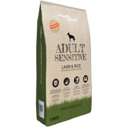 Nourriture sèche pour chiens Adult Sensitive Lamb & Rice 15 kg vidaXL - N/A