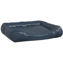 Lit pour chien Bleu foncé 120x100x27 cm Similicuir Vidaxl Bleu foncé