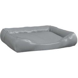 Lit pour chien Gris clair 120x100x27 cm Similicuir Vidaxl Gris clair