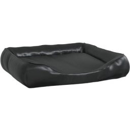 Vidaxl - Lit pour chien Noir 120x100x27 cm Similicuir Noir