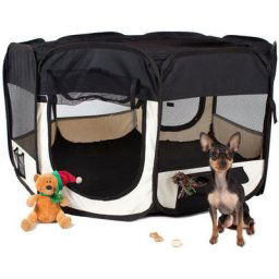 Golden Pet House Tent Pliable Très Grand Espace Tente Lit Parc Pour Pet Chiot Chiens Chats Étanche