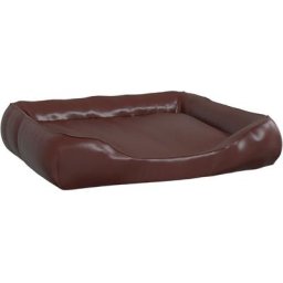 Vidaxl - Lit pour chien Marron 120x100x27 cm Similicuir Marron