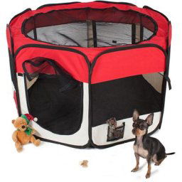 Golden Pet House Tent Pliable Très Grand Espace Tente Lit Parc Pour Pet Chiot Chiens Chats Étanche