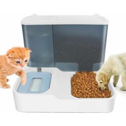 Dazzler - Distributeur Croquettes Chat Automatique, Distributeur Chat Automatique d'eau et de