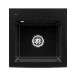 Evier cuisine Villeroy et Boch Subway 50 s 52,5 x 51 cm sans egouttoir Chromite CeramicPlus - vendu
